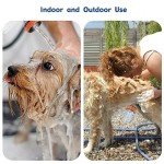 Dog Shower Attachment with Soap Dispenser Nozzle