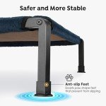 Cozy Elevated Dog Bed with Heavy Duty Frame