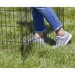 Dog Exercise Pen and Playpen, Black