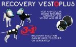 Calm Paws Recovery Vest with Detachable Collar