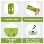 Pogi’s Dog Poop Bags - 10 Rolls (150 Doggie Poop Bags) - Leak-Proof Dog Waste Bags - Scented, Ultra Thick, Extra Large Poop Bags for Dogs