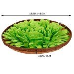 AWOOF Pet Snuffle Mat for Dogs, Interactive Feed Game for Boredom, Encourages Natural Foraging Skills for Cats Dogs Bowl Travel Use, Dog Treat Dispenser Indoor Outdoor Stress Relief