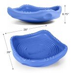 Simplay3 Two Sided Rock Around Wobble Disk and Climbing Dome for Toddlers and Kids - Rocking and Climbing - Indoor/Outdoor, Made in USA