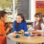 Learning Resources Recordable Answer Buzzers - Set of 4, Ages 3+ | Pre-K Personalized Sound Buzzers, Recordable Buttons, Game Show Buzzers, Perfect for Family Game and Trivia Nights