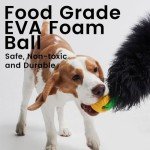 HOWGO Dog Rope Toy,Dog Bungee Chaser Toy 100% Sheepskin,Sheep Smell Tug Toy for All Breeds (Orange, Small)