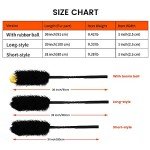 HOWGO Dog Rope Toy,Dog Bungee Chaser Toy 100% Sheepskin,Sheep Smell Tug Toy for All Breeds (Orange, Small)