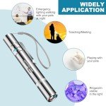 Laser Pointer with 5 Adjustable Patterns, USB Recharge Laser, Long Range and 3 Modes Training Chaser Interactive Toy, Dog Laser Toy