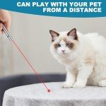 Laser Pointer with 5 Adjustable Patterns, USB Recharge Laser, Long Range and 3 Modes Training Chaser Interactive Toy, Dog Laser Toy