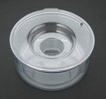 Slopper Stopper Dripless Water Bowl - Tritan Plastic Bowl Unit - for Large Breed Dogs 51-85 Lbs, 9.84” Dia, 1 Gallon Capacity