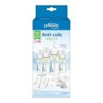 Dr. Brown's Anti-Colic Bottle Feeding Set - Gray