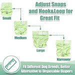 wegreeco Luxury Washable Reusable Dog Diapers (Stylish Pattern) - Female Dog Diapers, Doggie Diapers, 3 Pack (Vigorous, Extra Large)