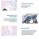 CuteBone Female Dog Diapers with Skirts 3 Pack Reusable Puppy Dresses Pants for Heat Cycle Period QBD11L