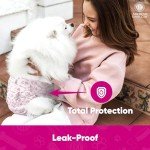 American Kennel Club Female Dog Wrap, Disposable Diapers with Wetness Indicator, Medium, 50 Count