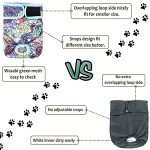 Grecle Washable Female Dog Diapers - Premium Reusable Diapers for Doggie in Heat - Highly Absorbent Dog Diapers Female for Pet Incontinence with Adjustable Snaps (Succulents, XL)
