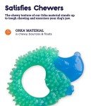 Outward Hound Cutie Chewies Hedgehog Dental Dog Chew Toy, Blue