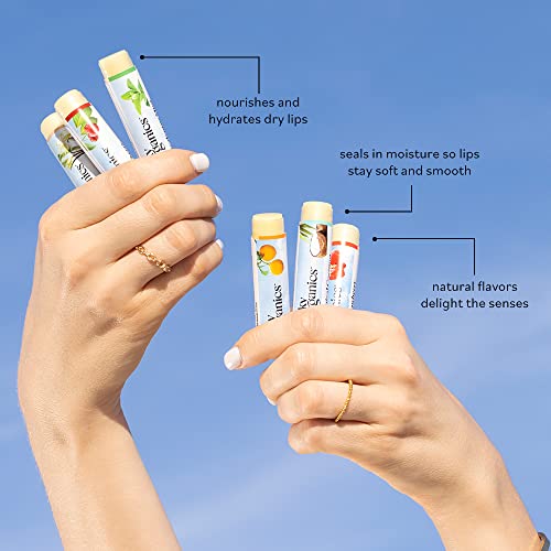 Organic Beeswax Lip Balm - 6 Assorted Flavors