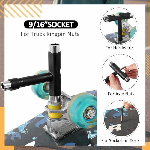 Skate Tool Set with Curb Wax and Cleaners