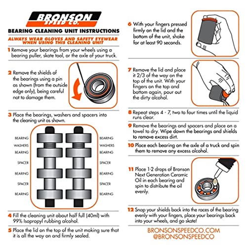 Bronson Bearing Cleaning Kit for Skateboards