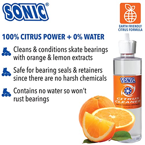 Sonic Citrus Cleaner for Skate Bearings - 8oz