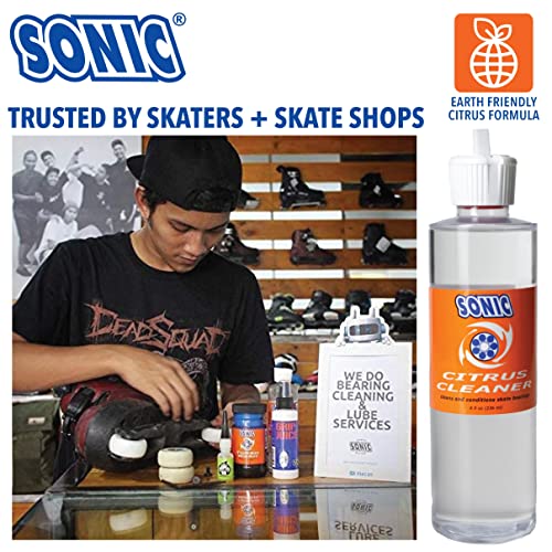 Sonic Citrus Cleaner for Skate Bearings - 8oz