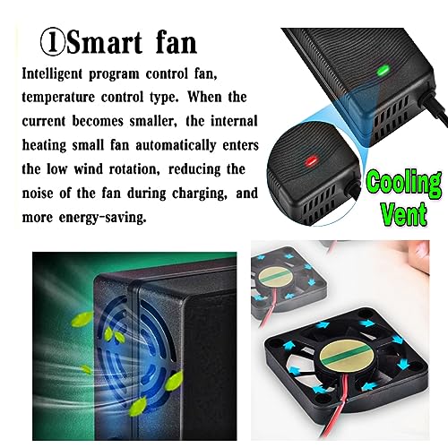 Universal 54.6V 2A Fast Charger for Electric Bikes