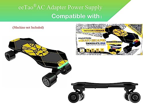 eeTao 16.8V Charger for Swagtron Electric Skateboards