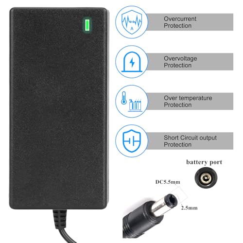29.4V 2A Charger for Electric Skateboards & Bikes