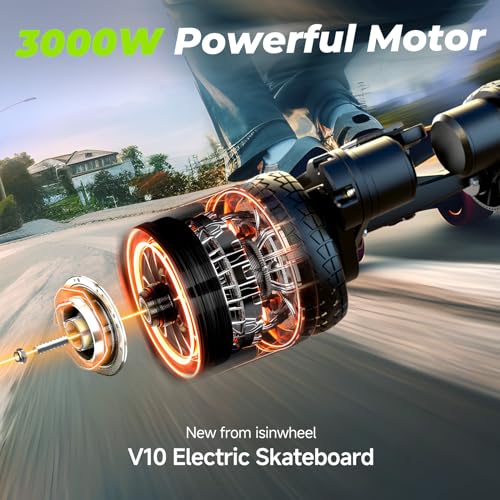 Isinwheel V10 3000W Electric Offroad Skateboard