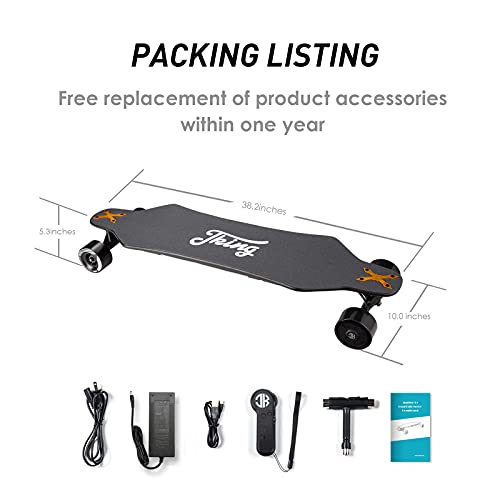 JKING 900W Electric Longboard with Remote Control