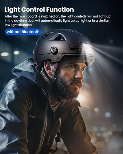 Smart Bike Helmet with LED Brake Warning Light