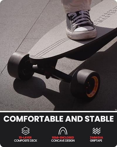 OutdoorMaster Caribou Electric Skateboard - 26 Mile Range