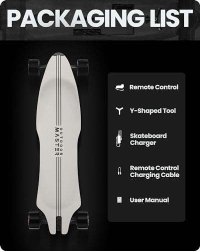 OutdoorMaster Caribou Electric Skateboard - 26 Mile Range