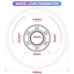 ANTWHEEL 100mm All-Terrain Electric Skateboard Wheels