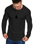Men's Fitted Long Sleeve Workout Tees - 2 Pack