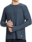 Men's Quick-Dry Long Sleeve Activewear Shirt - Blue