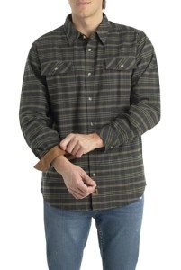 Men's Cool Army Melange Flannel Shirt