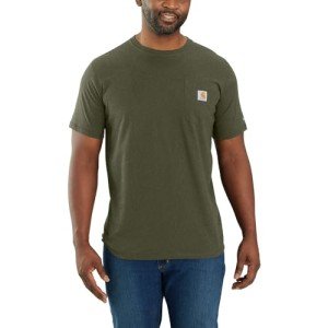 Men's Midweight Relaxed Fit Pocket T-Shirt - Basil