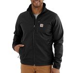 Carhartt Men's Big & Tall Softshell Jacket - Black