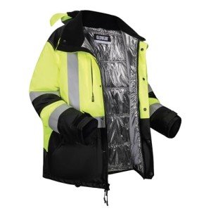 Hi-Vis Heat Reflective Jacket in Lime