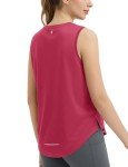 BALEAF Women's Sleeveless Workout Tank Top - Rosy