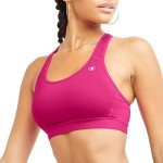 High-Impact Fuchsia Compression Sports Bra for Women