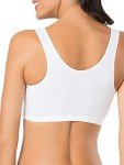 Fruit of the Loom Women's Sports Bra - Black/Grey
