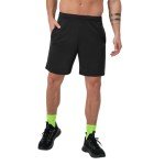 Moisture-Wicking Black Gym Shorts for Men