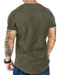 Men's Green Muscle Gym Workout Tee