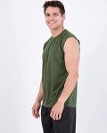 Men's Quick-Dry Mesh Sleeveless Active Tank Top
