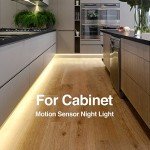 Flexible LED Strip Motion Sensor Bedside Light