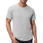 Men's Quick Dry Gym Shirts - Light Grey