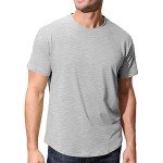 Men's Quick Dry Gym Shirts - Light Grey
