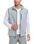 Men's Windproof Fleece Vest for Outdoor Activities