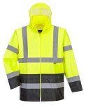 Men's Lightweight Hi-Vis Reflective Rain Jacket